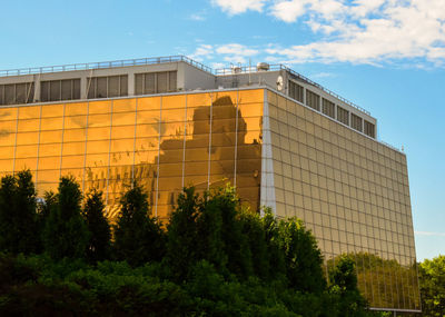 Low angle view of building against sky