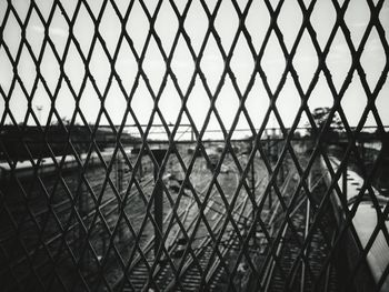 Close-up of chainlink fence