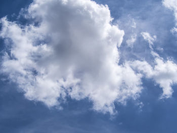 Low angle view of clouds in sky