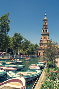 Panoramic view of buildings against sky