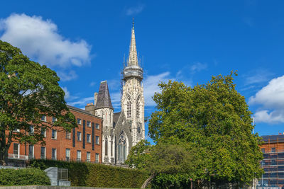 Low angle view of historical building against sky