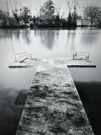 Scenic view of lake