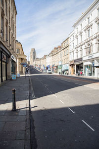 View of city street