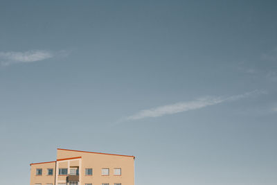 Low angle view of building against sky