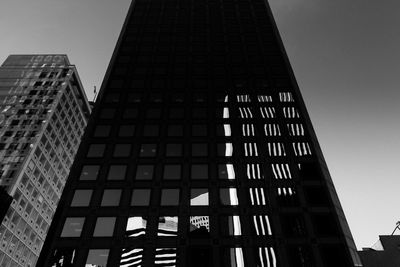 Low angle view of modern building against sky