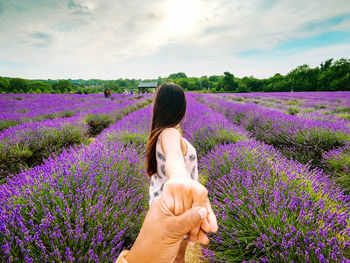 Couples goals at lavender fields 