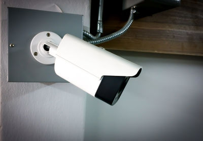 Close-up of electric lamp