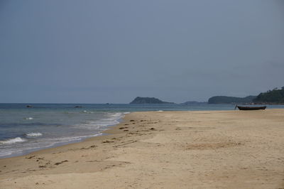 Scenic view of beach