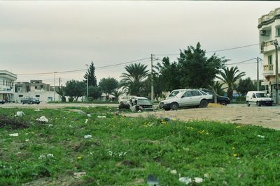 View of built structure and trees