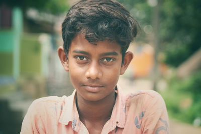 Portrait of young man