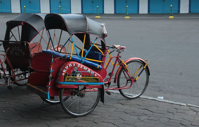 Bicycle on street