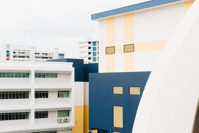 Low angle view of building against sky
