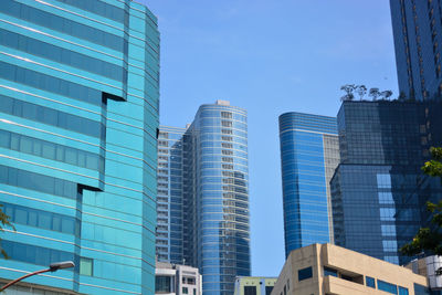 A skyscraper in the city of surabaya