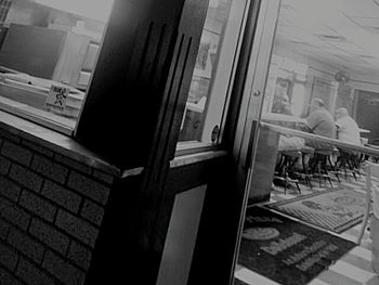 Low angle view of modern building