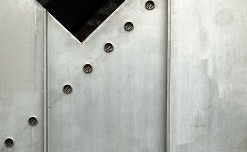 Close-up of wooden door