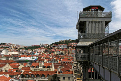 View of buildings in city