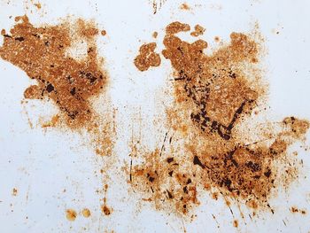 Close-up of old rusty weathered wall