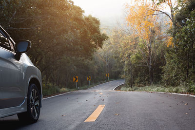 Car on road