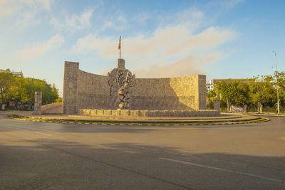 View of historic building against sky