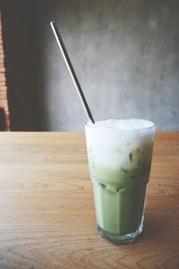 Close-up of drink on table