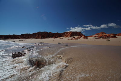 Panoramic view of sea against sky