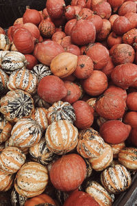 Full frame shot of vegetables for sale at market