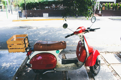 Bicycle on street