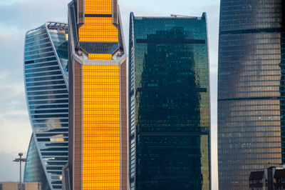 Low angle view of modern building