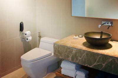 Interior of bathroom