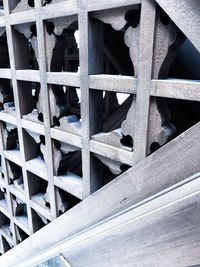 Full frame shot of metal fence