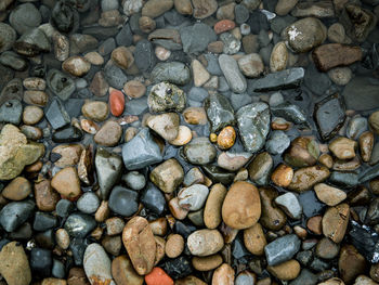 Full frame shot of stones