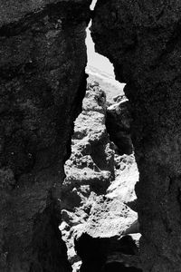 Close-up of rock formations