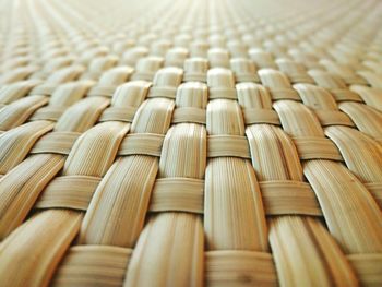 Full frame shot of wicker basket