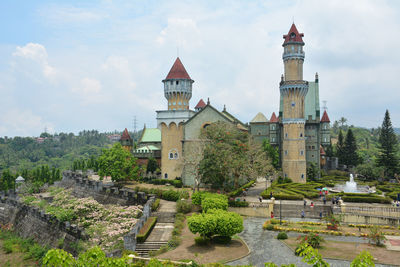 View of historical building against sky