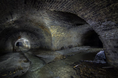 Close-up of tunnel