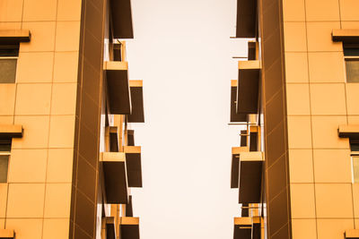 Low angle view of buildings against sky