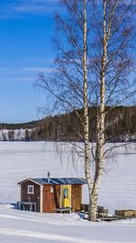Snow covered landscape