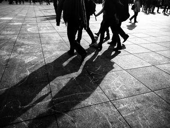 Student walking on college campus