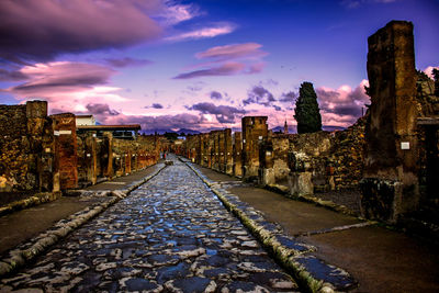 Cityscape against sky during sunset