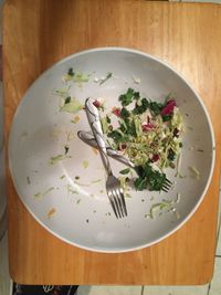 Close-up of food on table