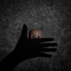 Close-up portrait of a toy
