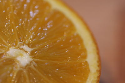 Close-up of orange slice