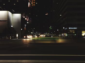 Illuminated street light at night