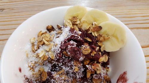 Close-up of healthy in bowl