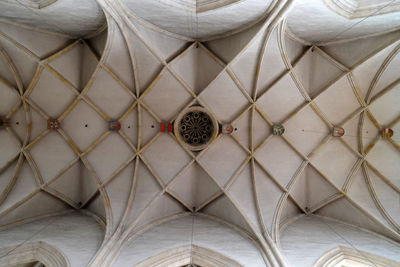 Low angle view of ceiling