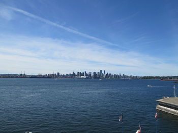 View of city at waterfront