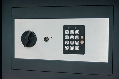 Close-up of telephone