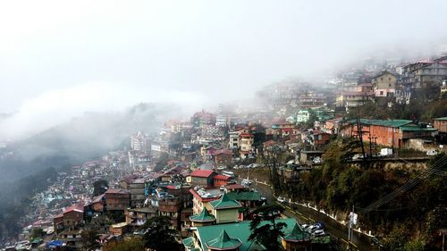 Aerial view of cityscape