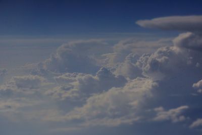 Scenic view of cloudy sky