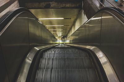 Illuminated underground walkway